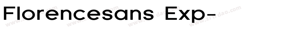 Florencesans Exp字体转换